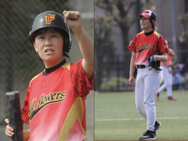 BASEBALL TEAM ALL FLOWERS